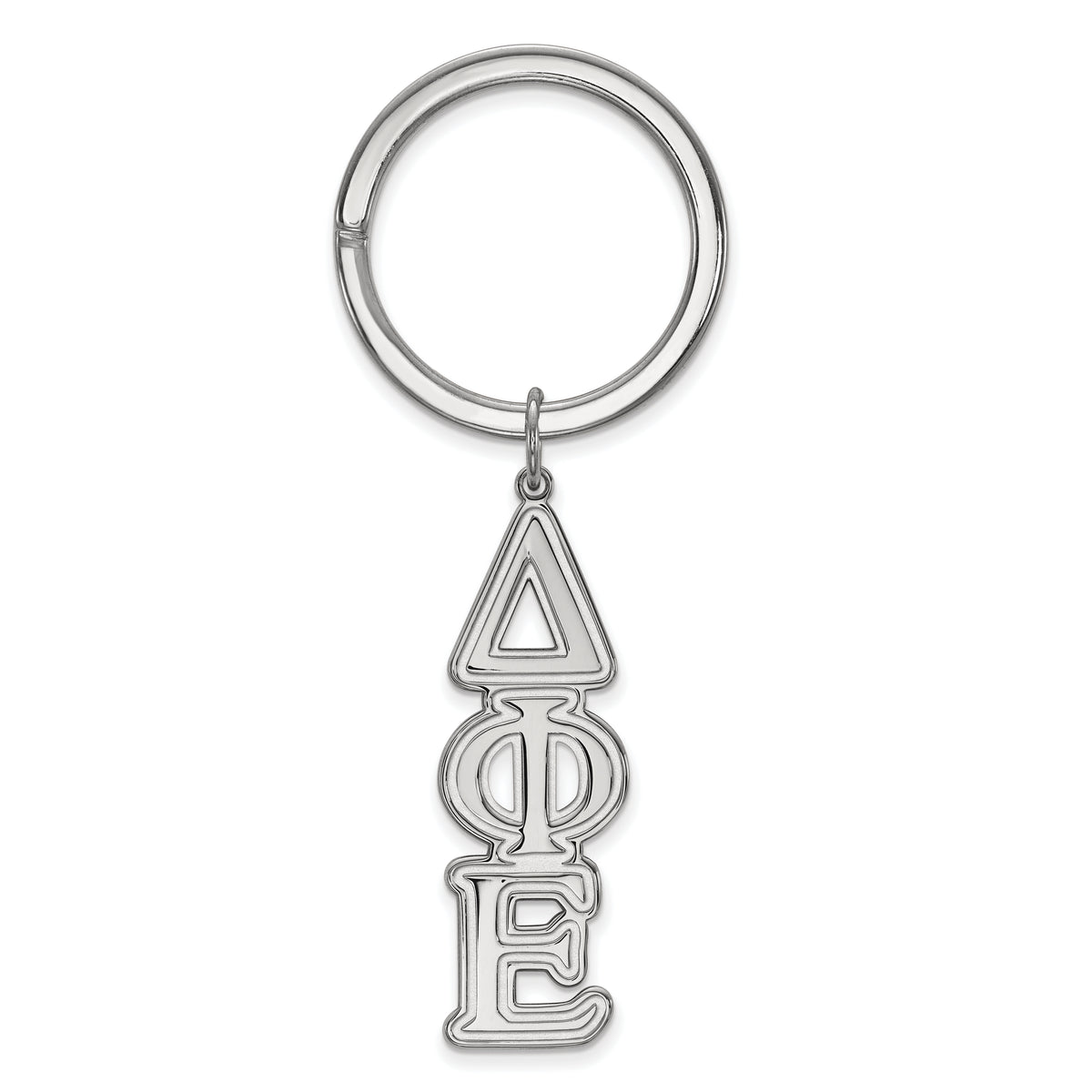 Sterling Silver Official Licensed Greek Sororities Delta Phi Epsilon (???) Key Chain