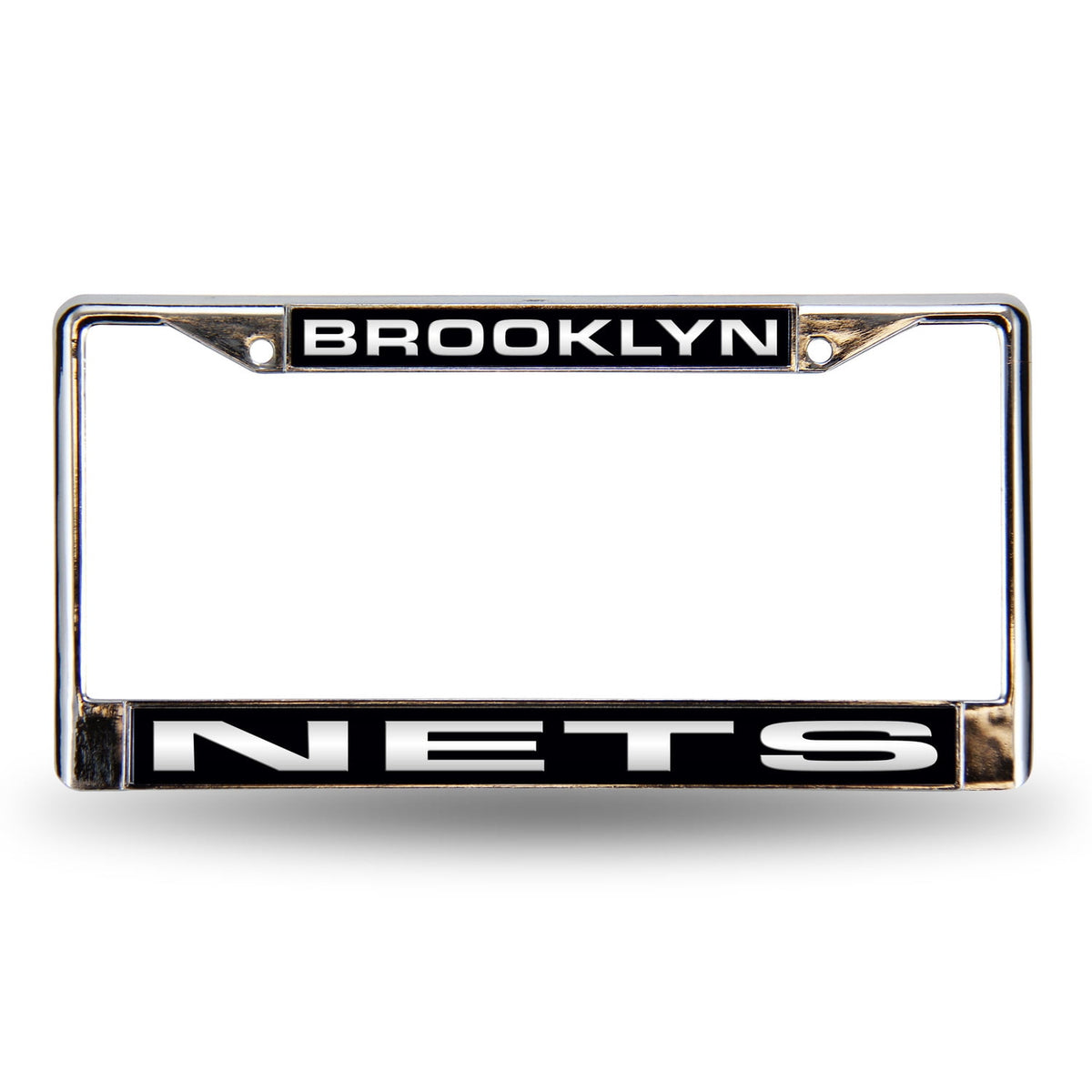 Brooklyn Basketball Net's Chrome Metal Laser Cut License Plate Frame