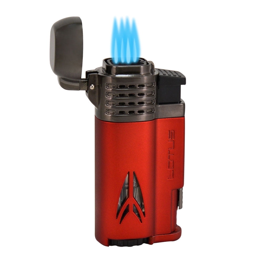 Lotus Lighter Defiant L65 Quad Jet Lighter - Red