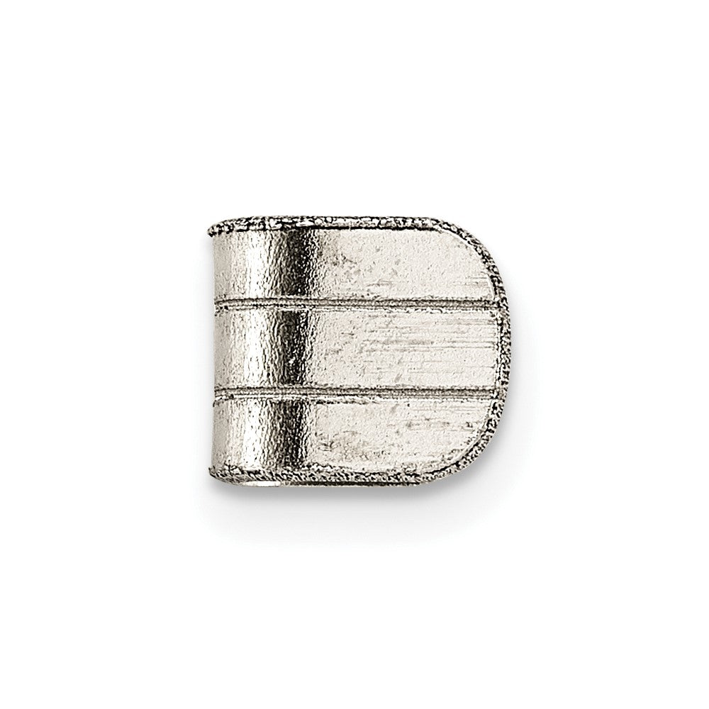 14K WG End cap for ID818