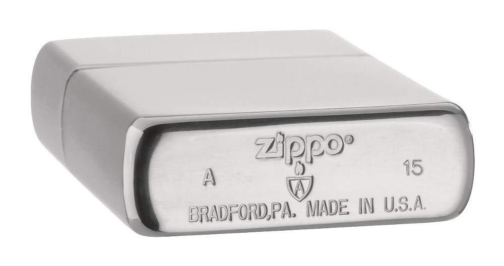 Zippo Armor Brhed Chrome Pocket Lighter