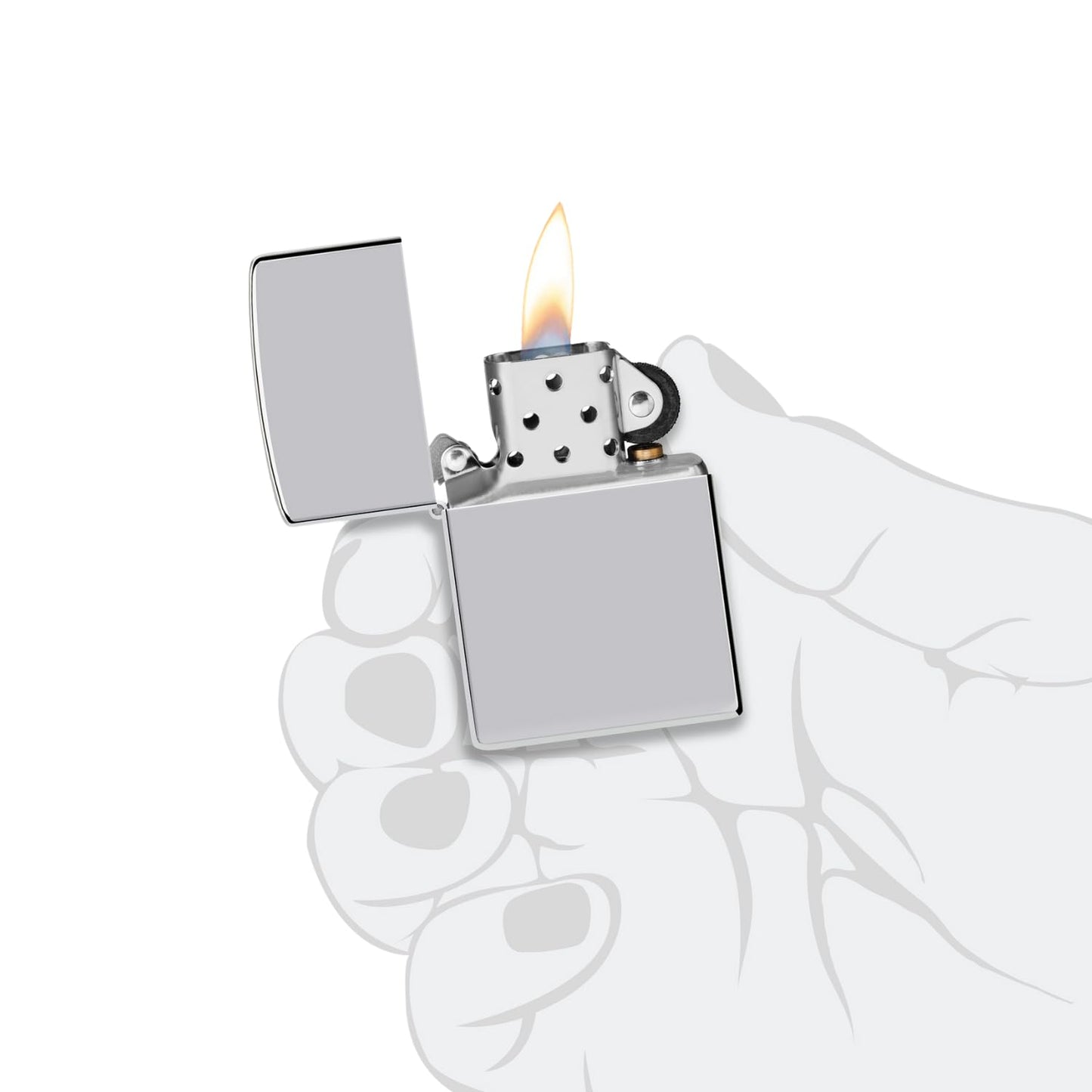 Zippo Armor High Polish Chrome Pocket Lighter
