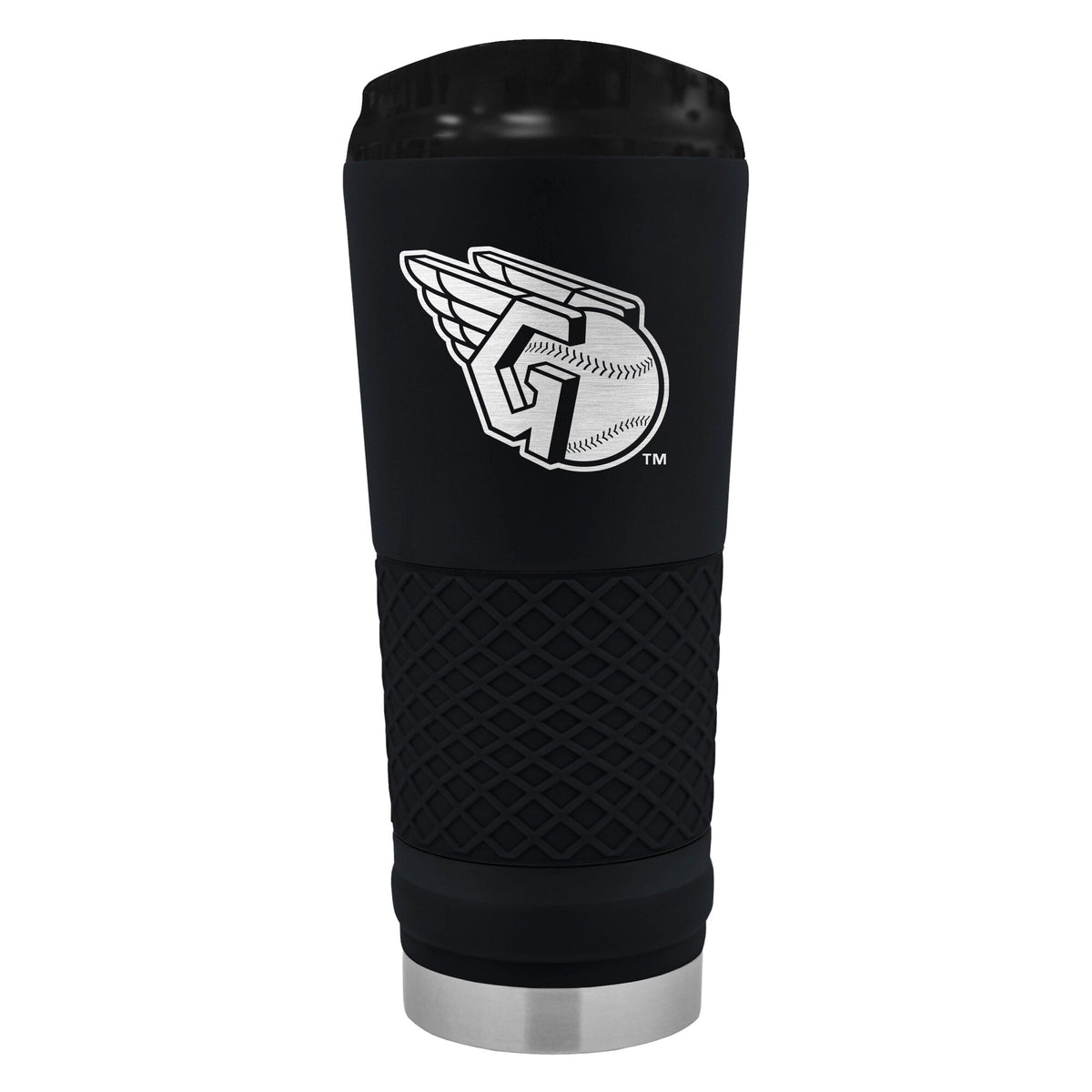Black Cleveland Indians Stealth Matte 24oz Tumbler