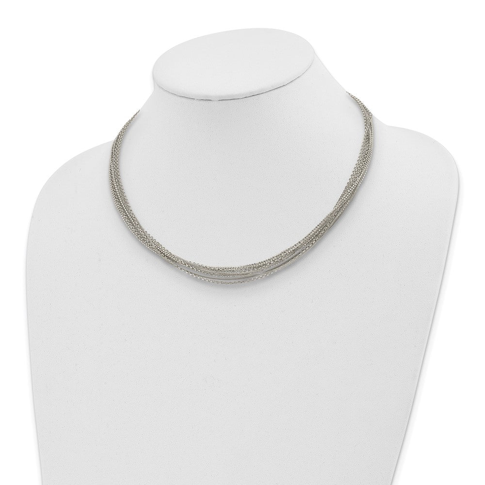 Sterling Silver Multi-Chain Necklace