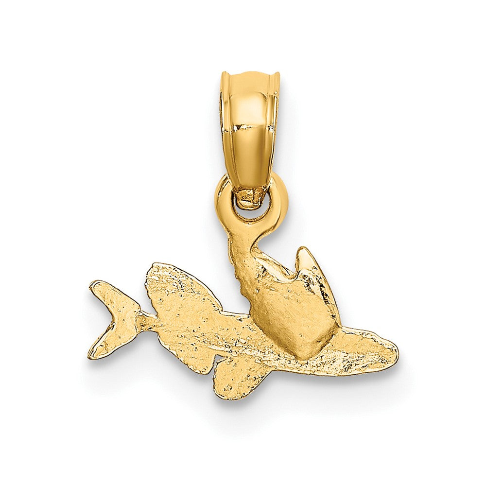 10K Mini Flying Fish Charm