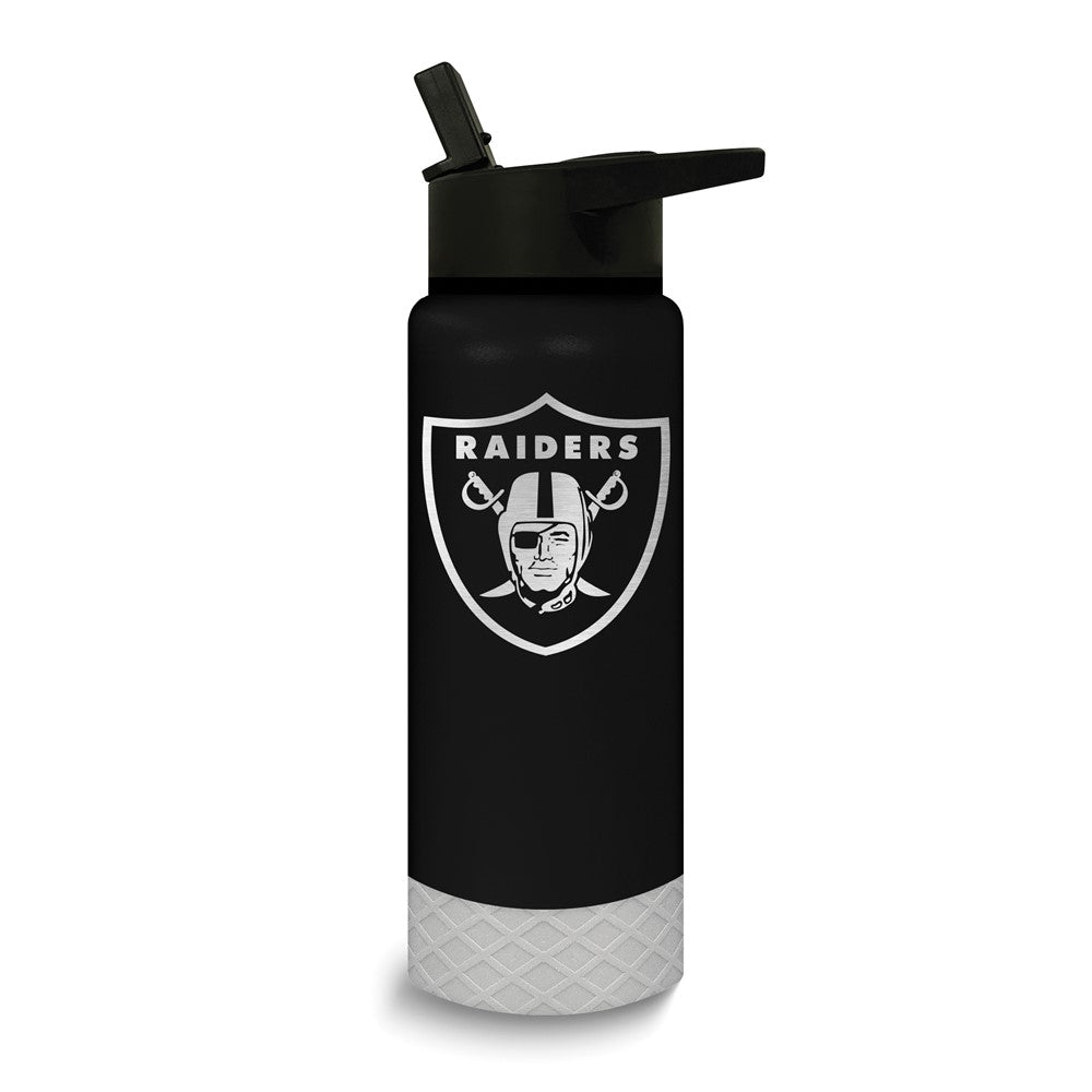 NFL Las Vegas Raiders Stainless Steel Silicone Grip 24 oz. Water Bottle