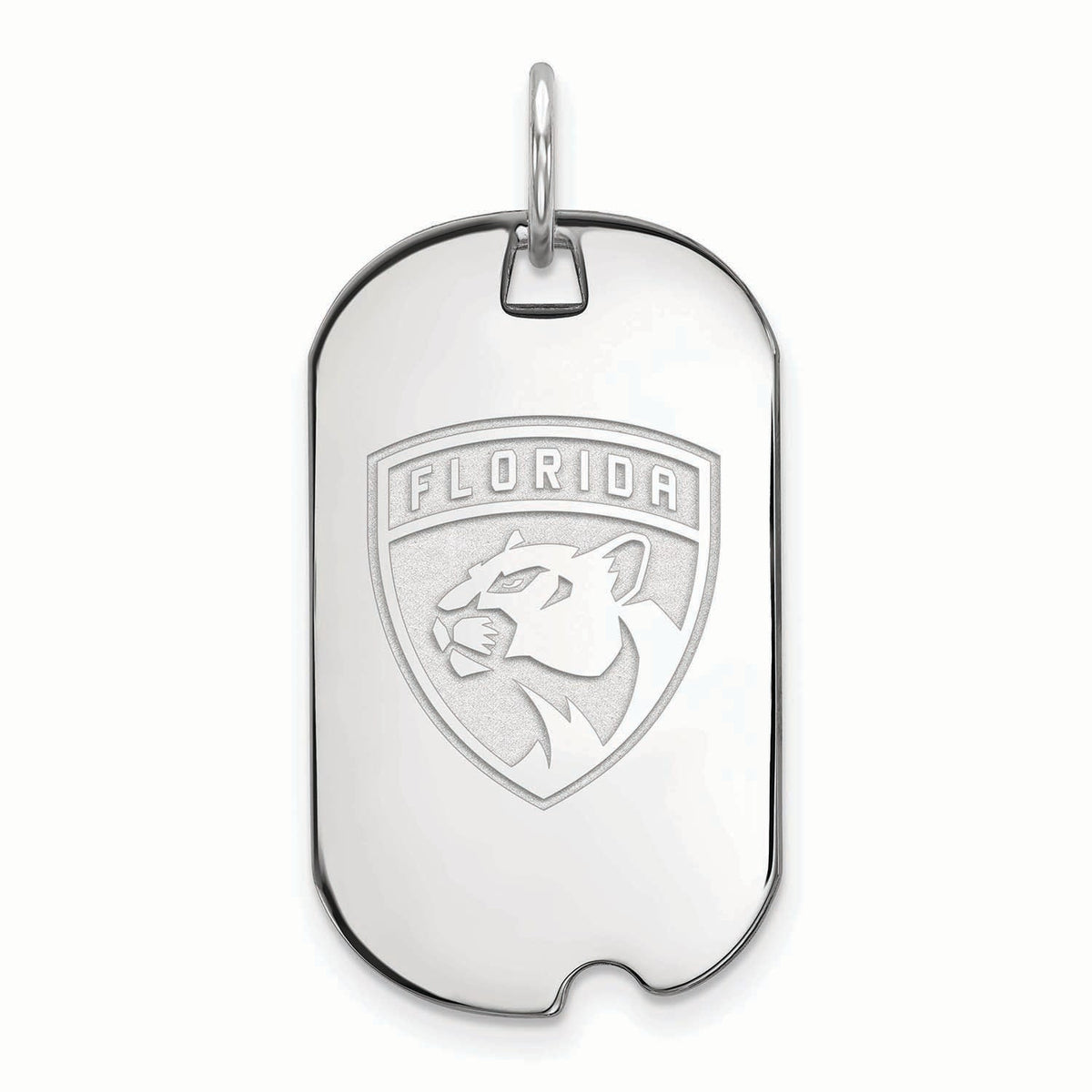 Women's Florida Panthers Sterling Silver Small Dog Tag