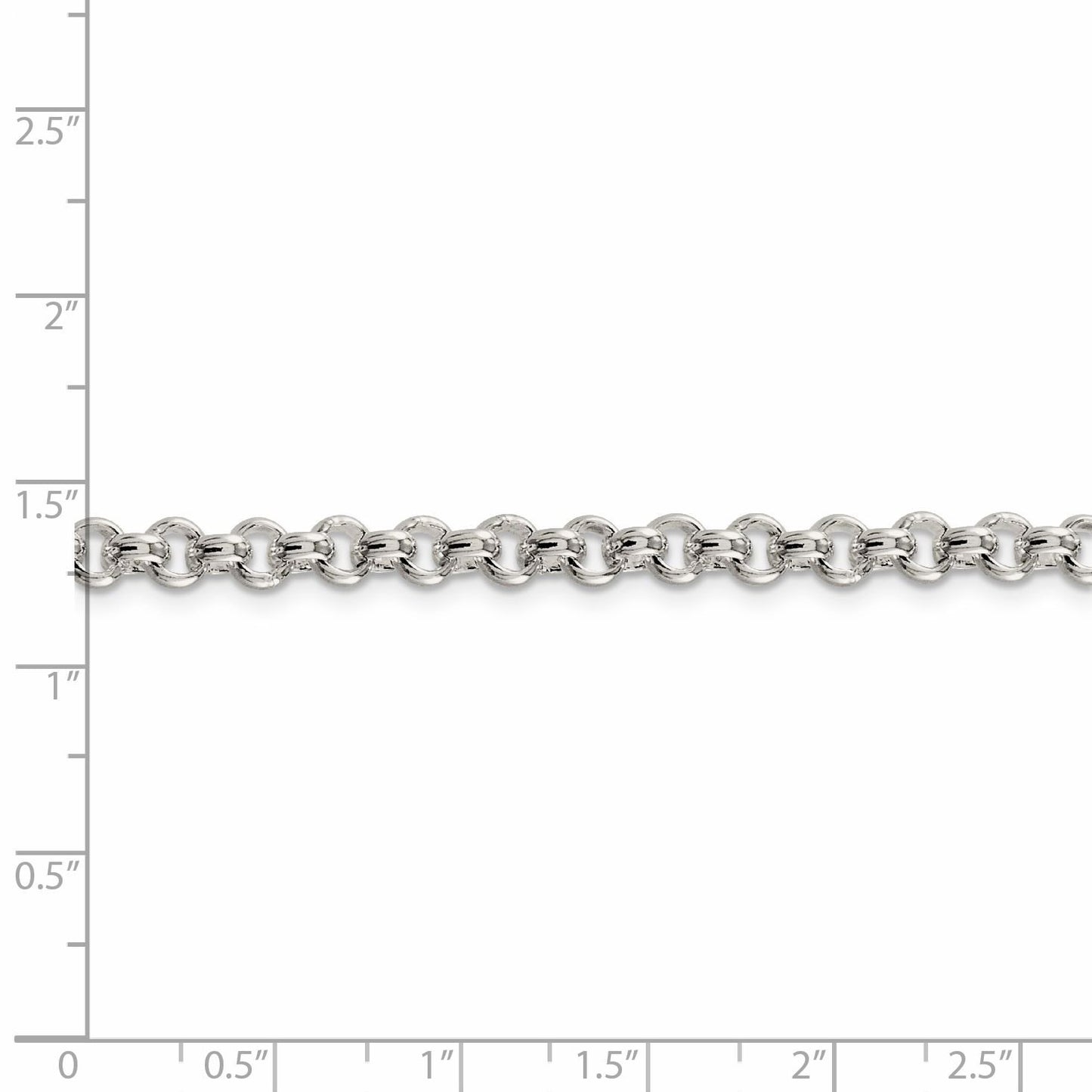 Sterling Silver 5mm Rolo Chain