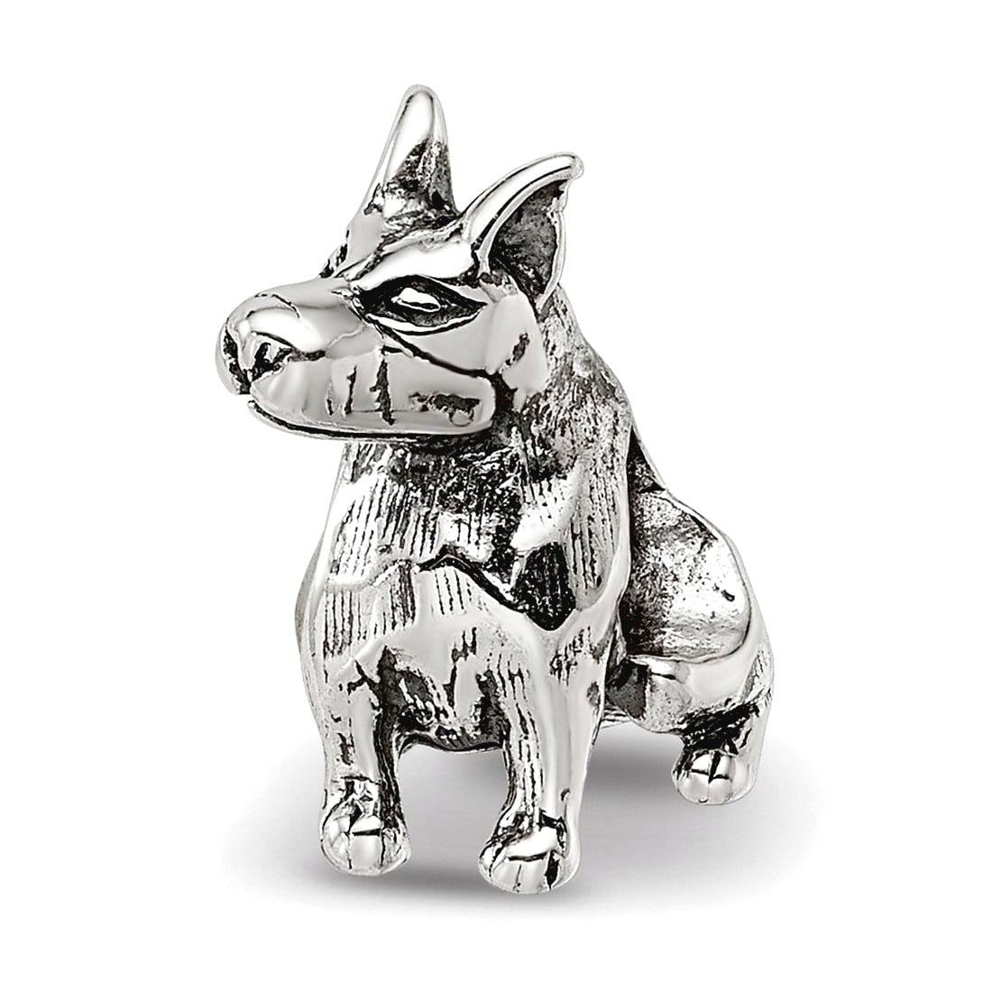 Sterling Silver Reflections Doberman Pinscher Bead