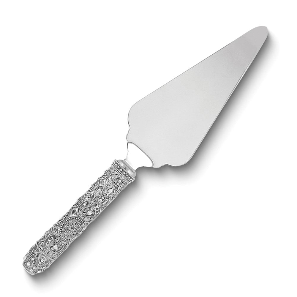 Silver-plated with Austrian Crystals Pie Server