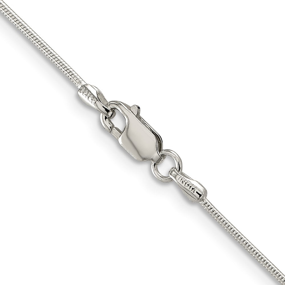 Sterling Silver 1mm Snake Chain 28 Inches