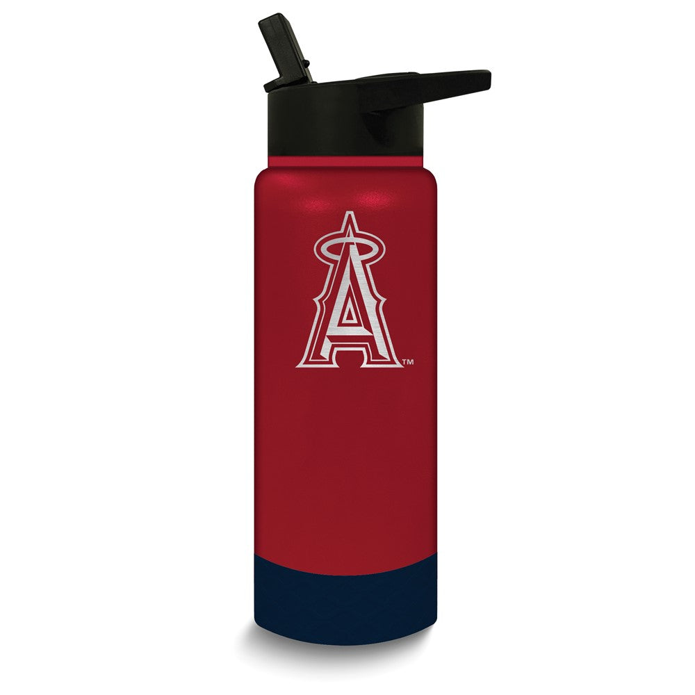 MLB Los Angeles Angels Stainless Steel Silicone Grip 24 oz. Water Bottle