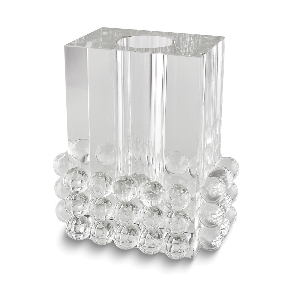 Rectangle Crystal Bubble Vase