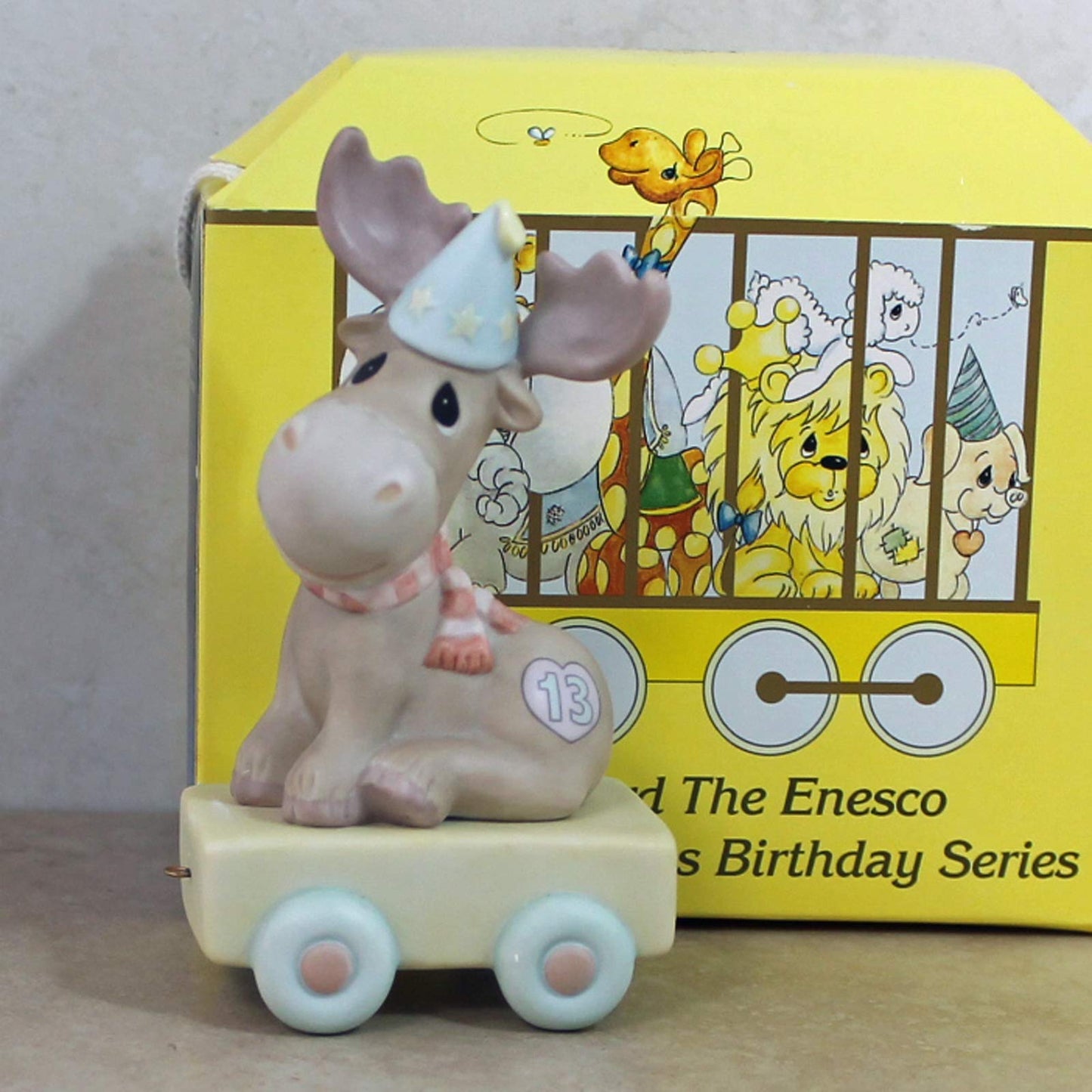 Precious Moments You Mean The Moose To Me Age Thirteen Moose Porcelain Figurine