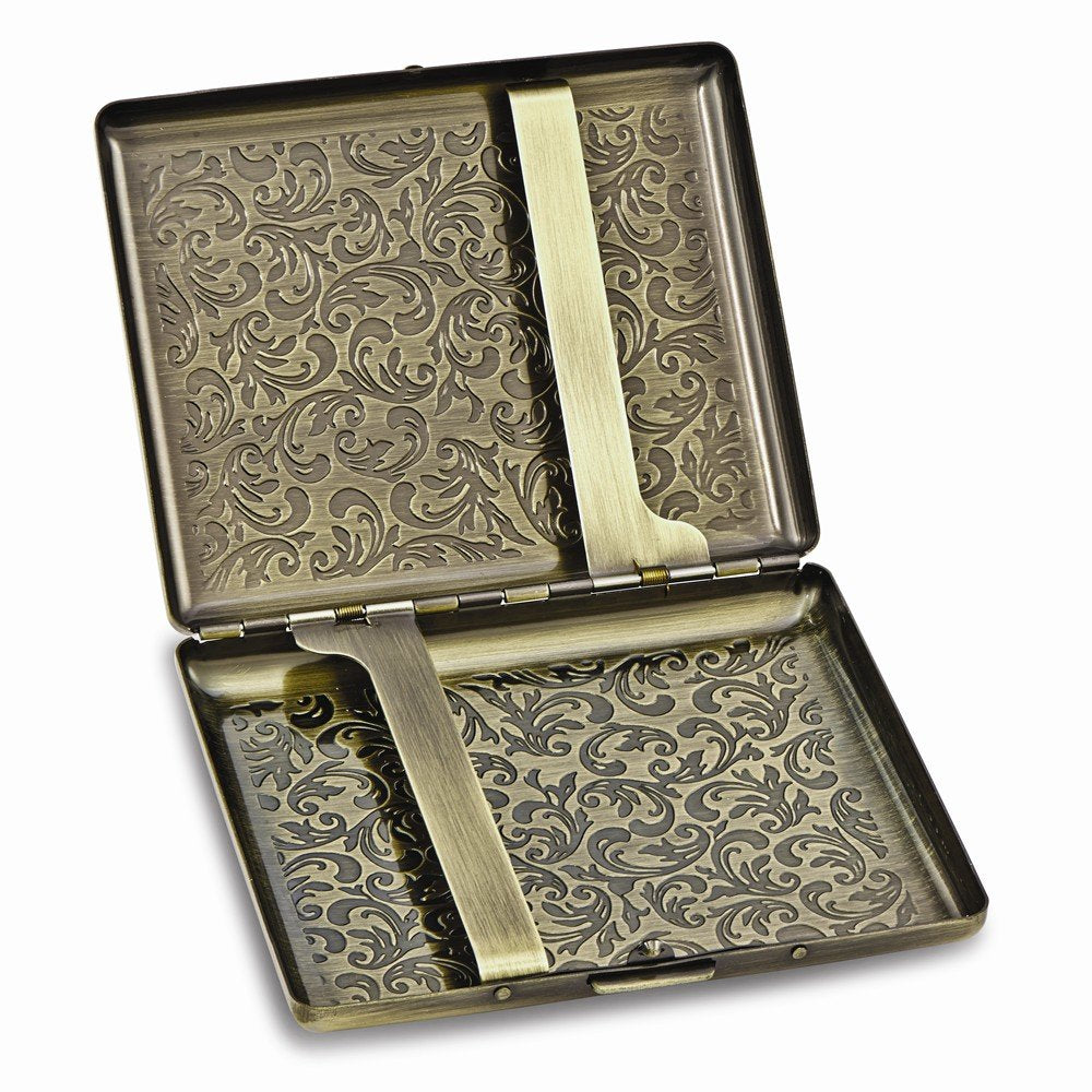 Antique Gold-tone (Holds 20) Cigarette/Card Case