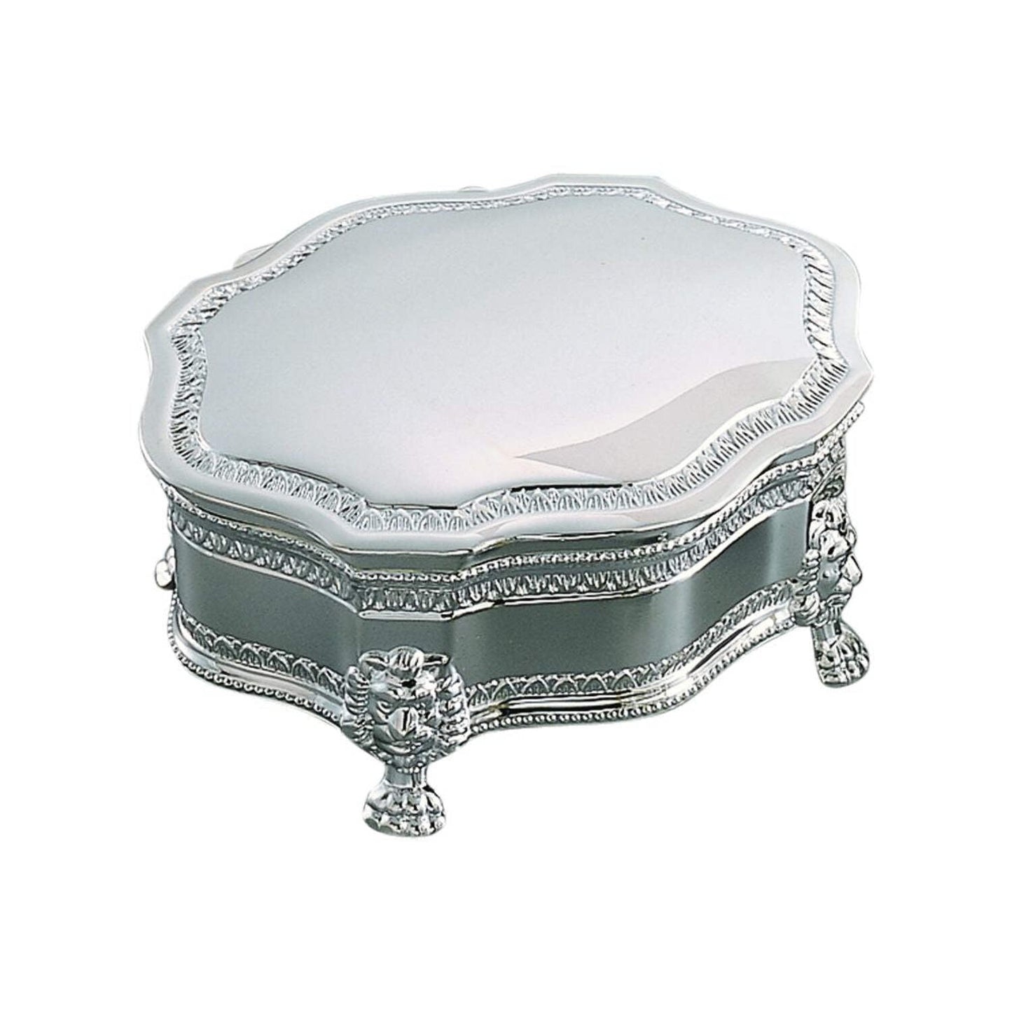 CGI Victorian Jewelry Box, Silver Plated