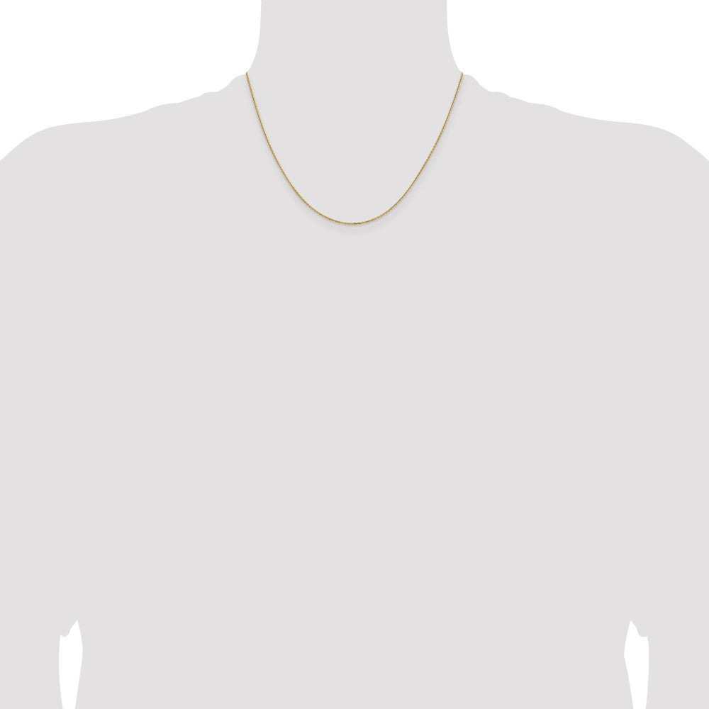 14K 1.05mm D/C Cable Chain