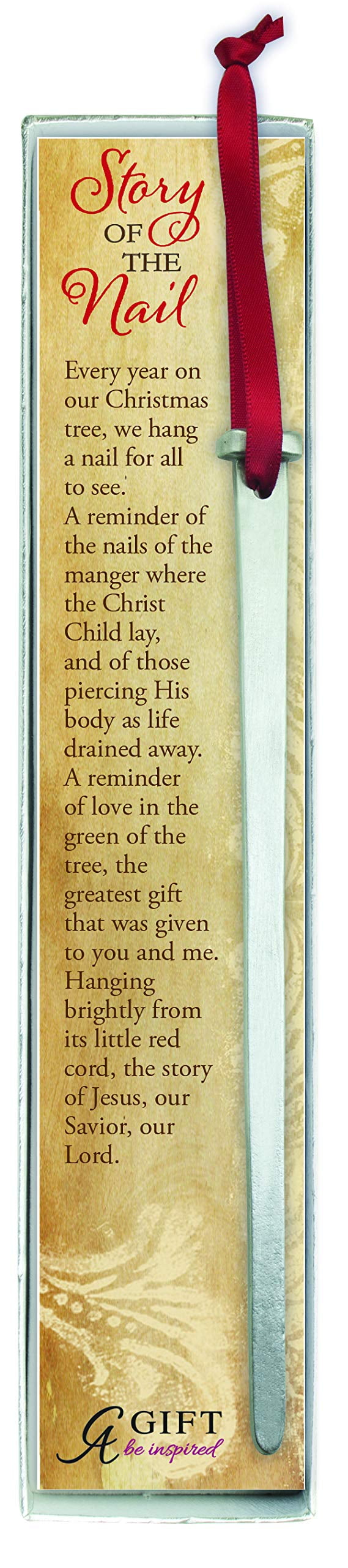 Cathedral Art Story of The Nail Ornament, One Size, Multi