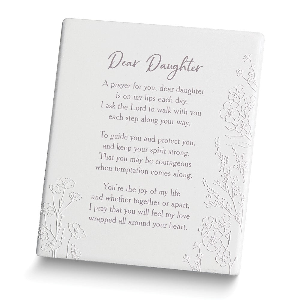 Ceramic Dear Daughter Wall Plaque