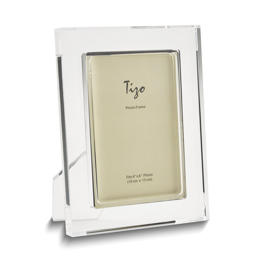Clear Lucite 8x10 Photo Frame