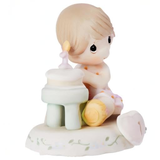 Precious Moments Growing Grace Age One Brunette Porcelain Figurine