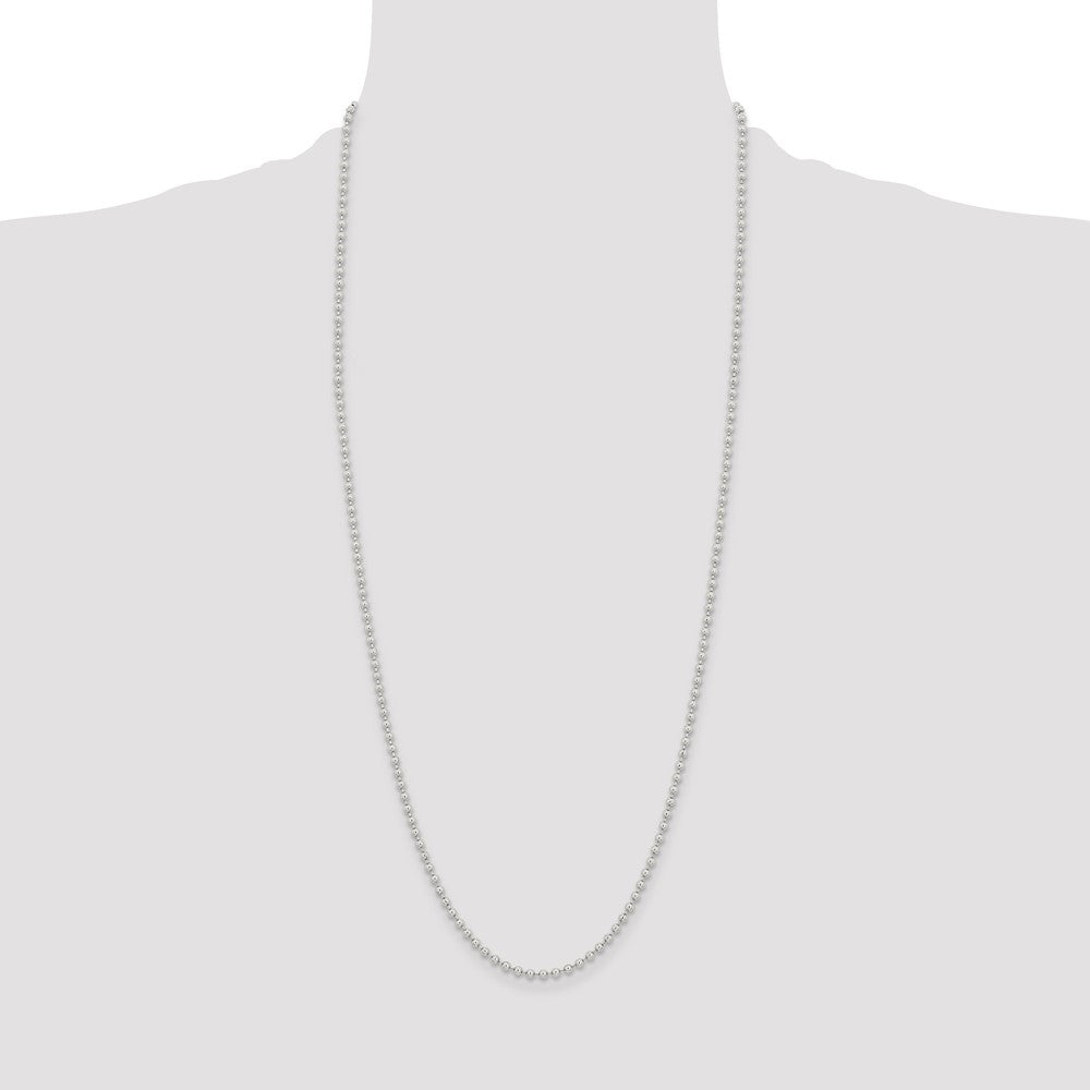 Stainless Steel Polished 3mm 30in Ball Chain