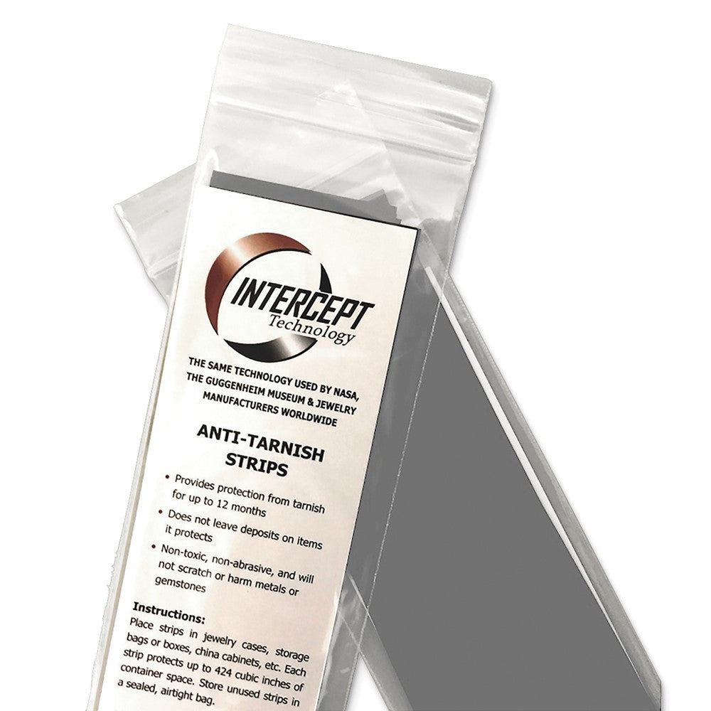 Intercept Technology Pkg/20 2x7 Non-Abrasive Anti-Tarnish Strips