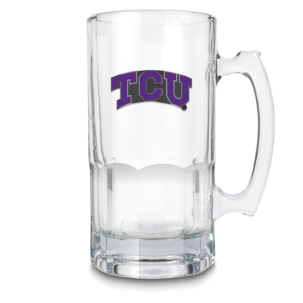 NCAA Texas Christian University Glass 32 ounce Macho Mug
