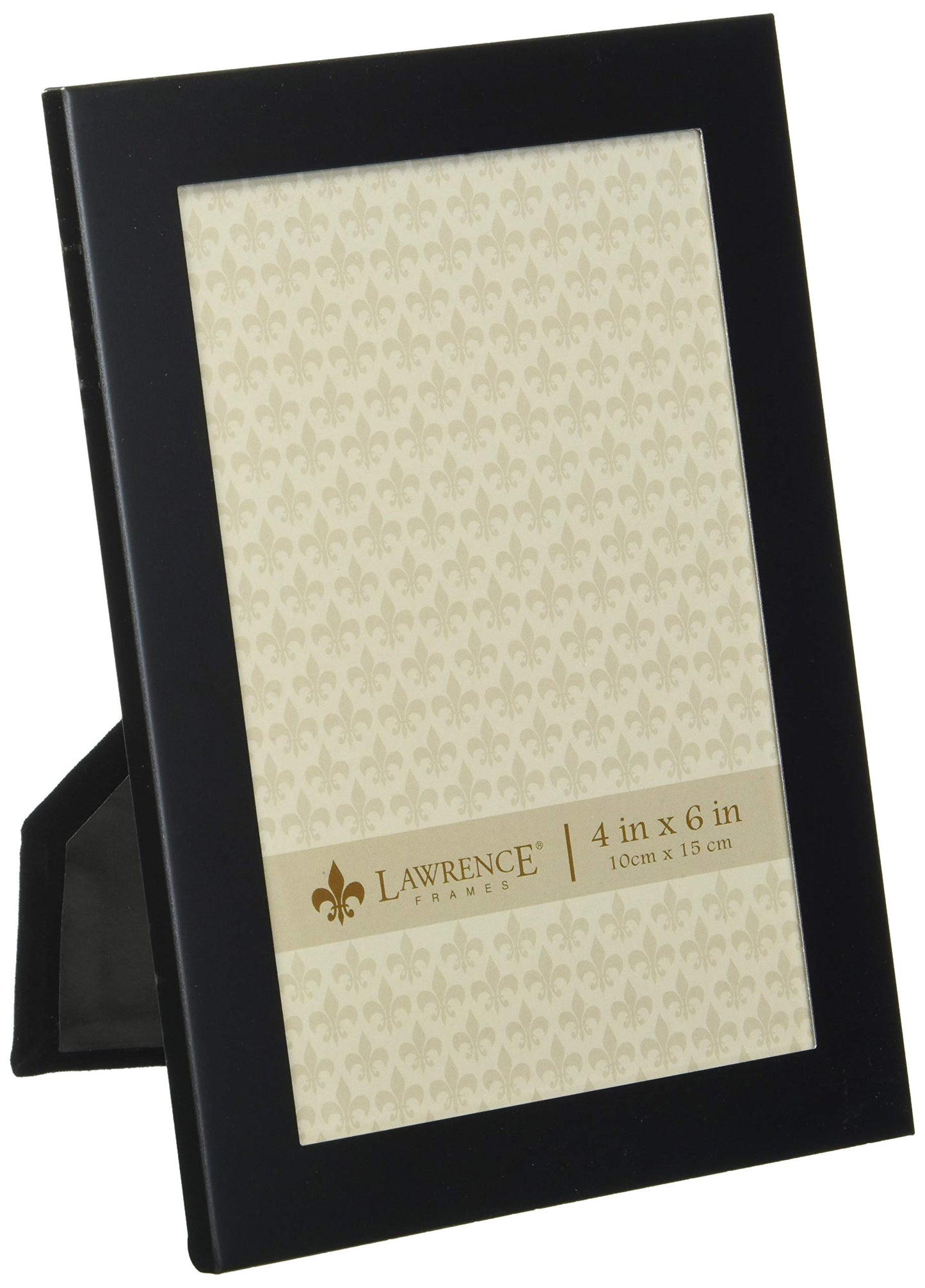 Lawrence Frames 4" x 6" Metal Black Picture Frame 230046
