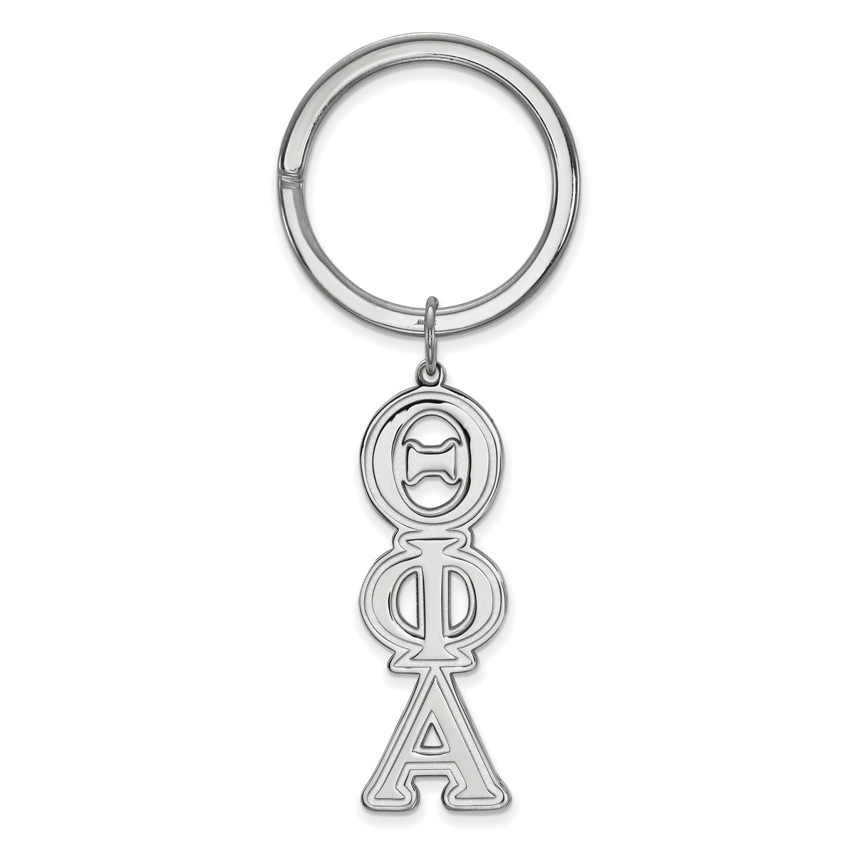 Sterling Silver Official Licensed Greek Sororities Theta Phi Alpha (???) Key Chain