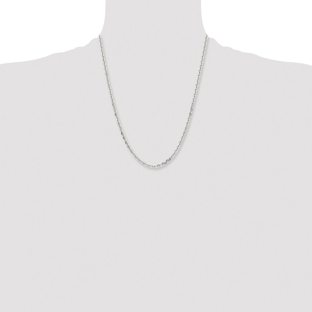 Stainless Steel Polished 4.3mm 22in Cable Chain