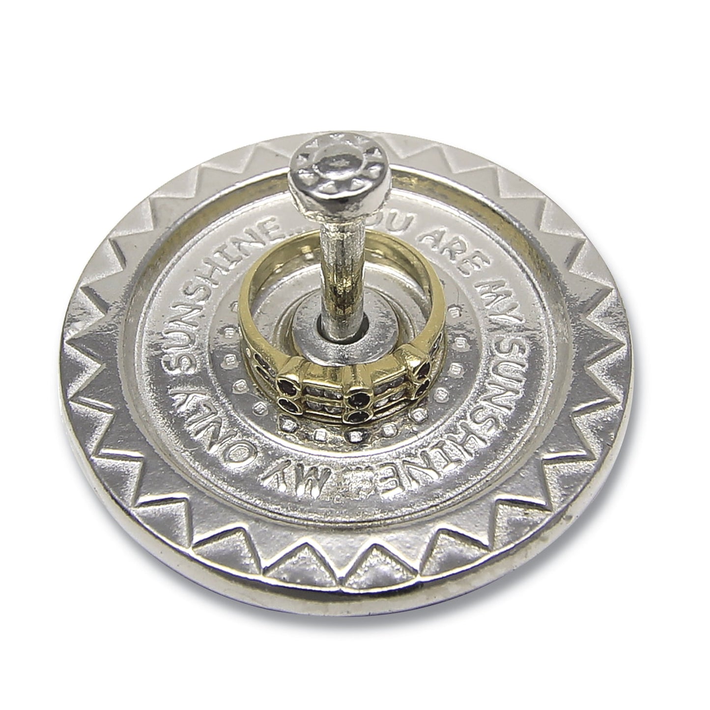 Pewter You Are My Sunshine Ring Holder