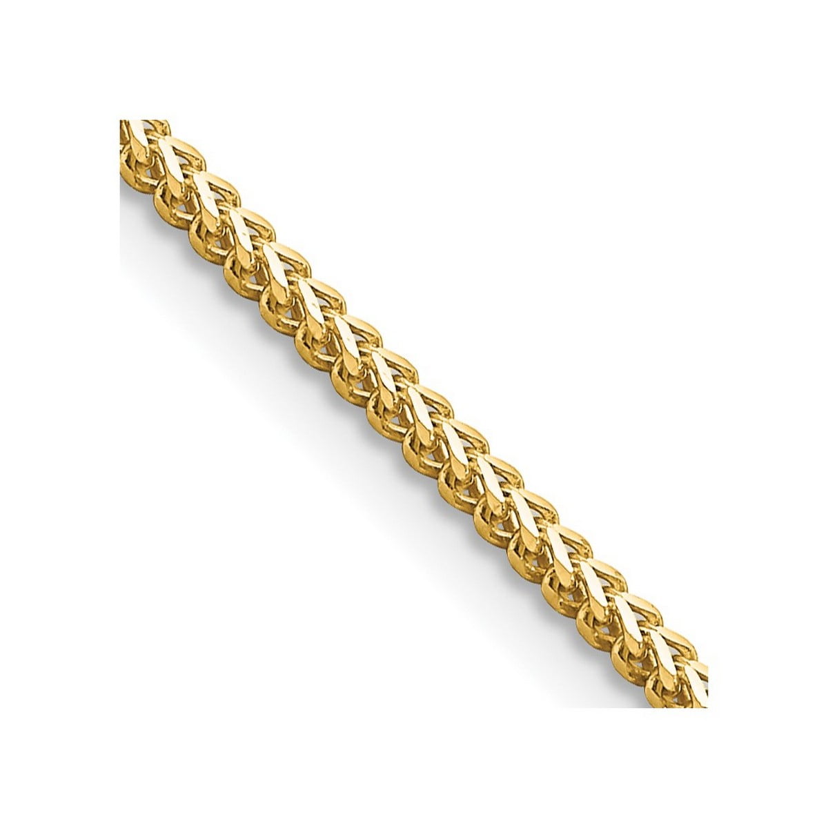 14K 30 inch 1.5mm Franco with Lobster Clasp Chain
