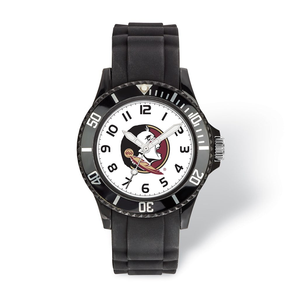 LogoArt Florida State University Scholastic Silicone Strap Quartz Watch QFSU170