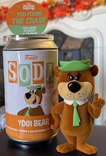 Funko Soda Figure Yogi Bear Flocked Chase Variant 1/1600