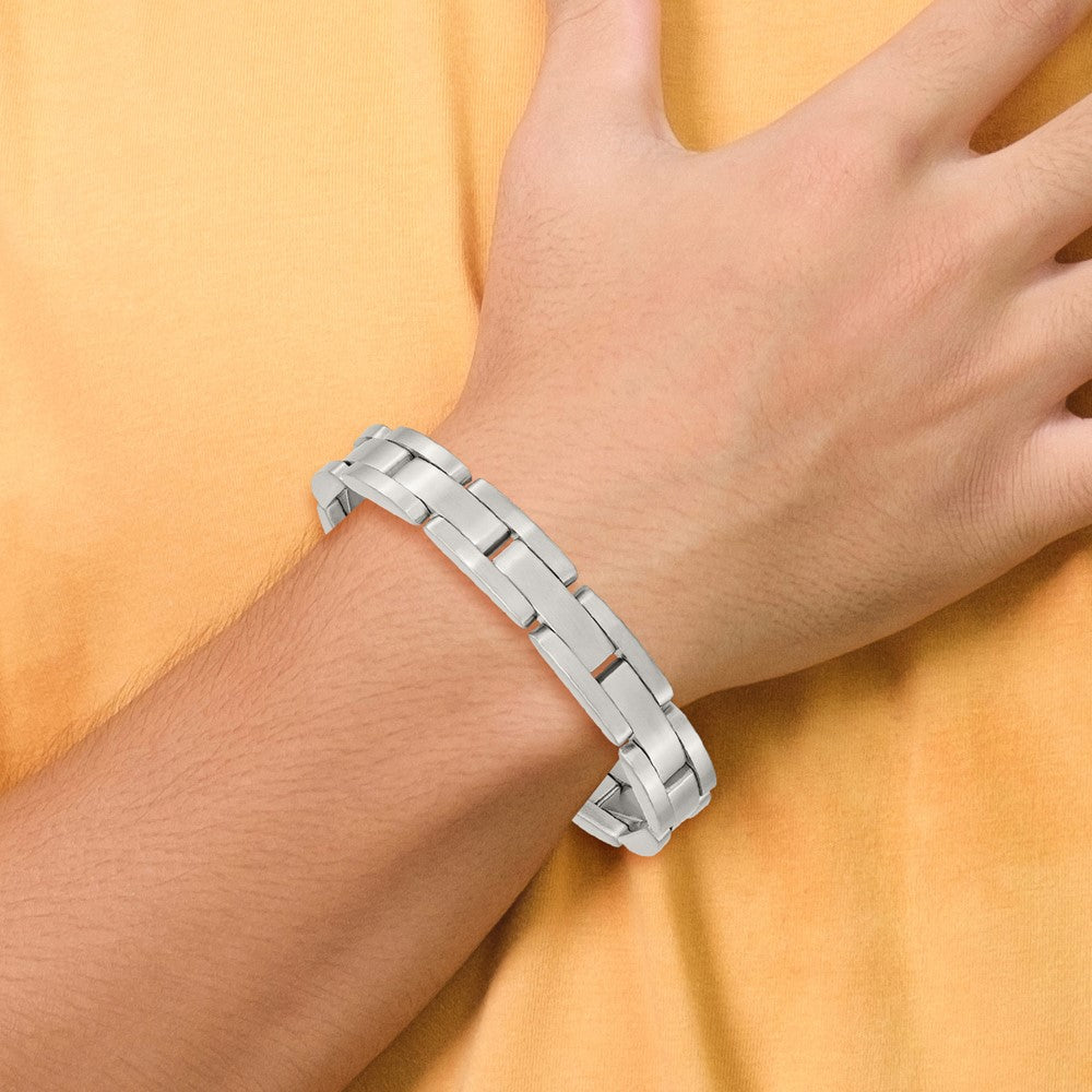 Stainless Steel Brushed 8in Bracelet 8 inches