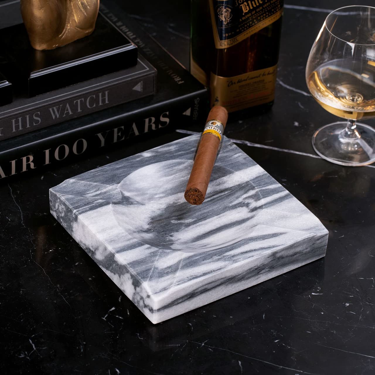Bey Berk "Oliva" Ashtray Amber