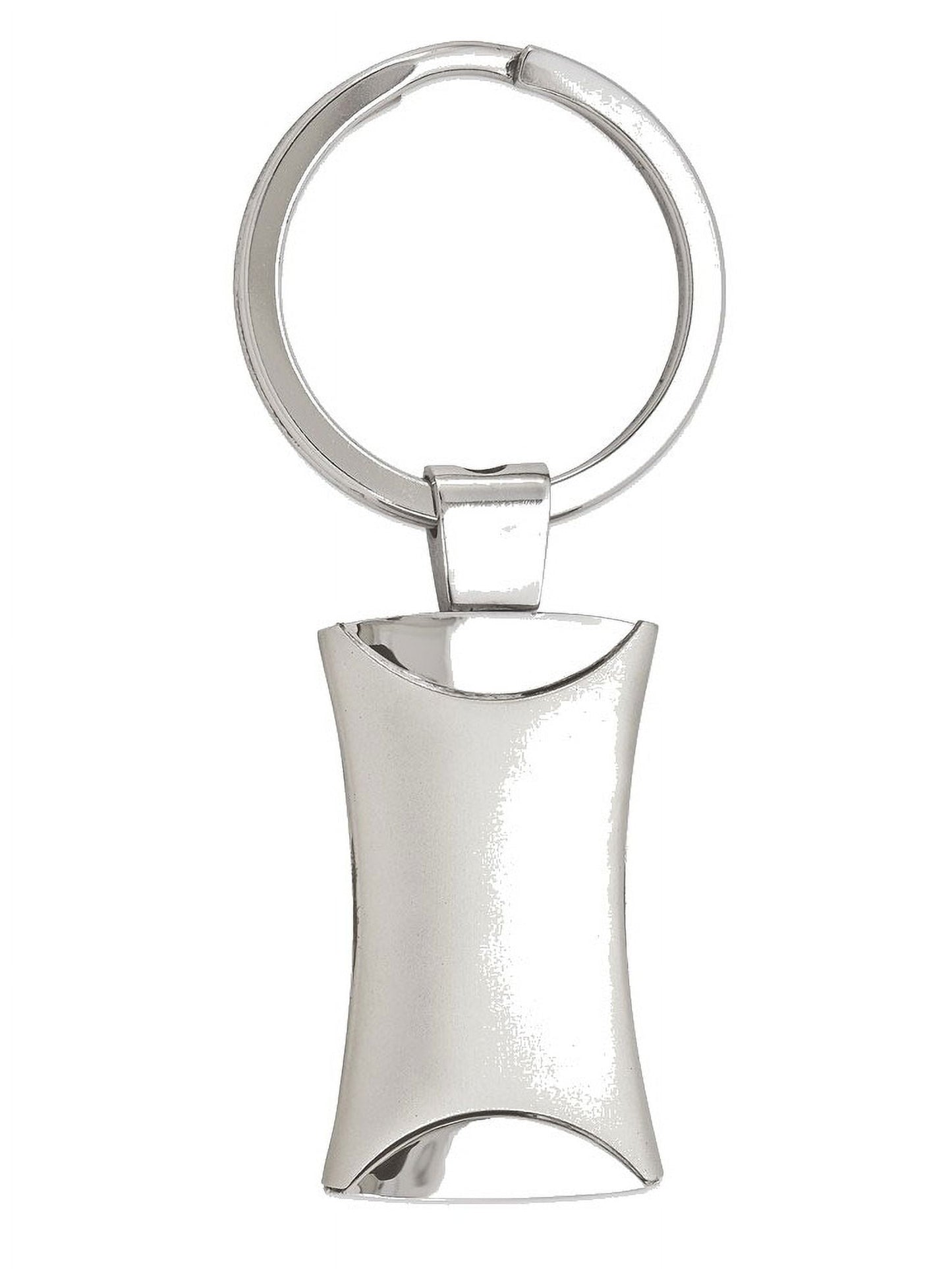 Rectangle Shape Key Ring - Engravable Personalized Gift Item