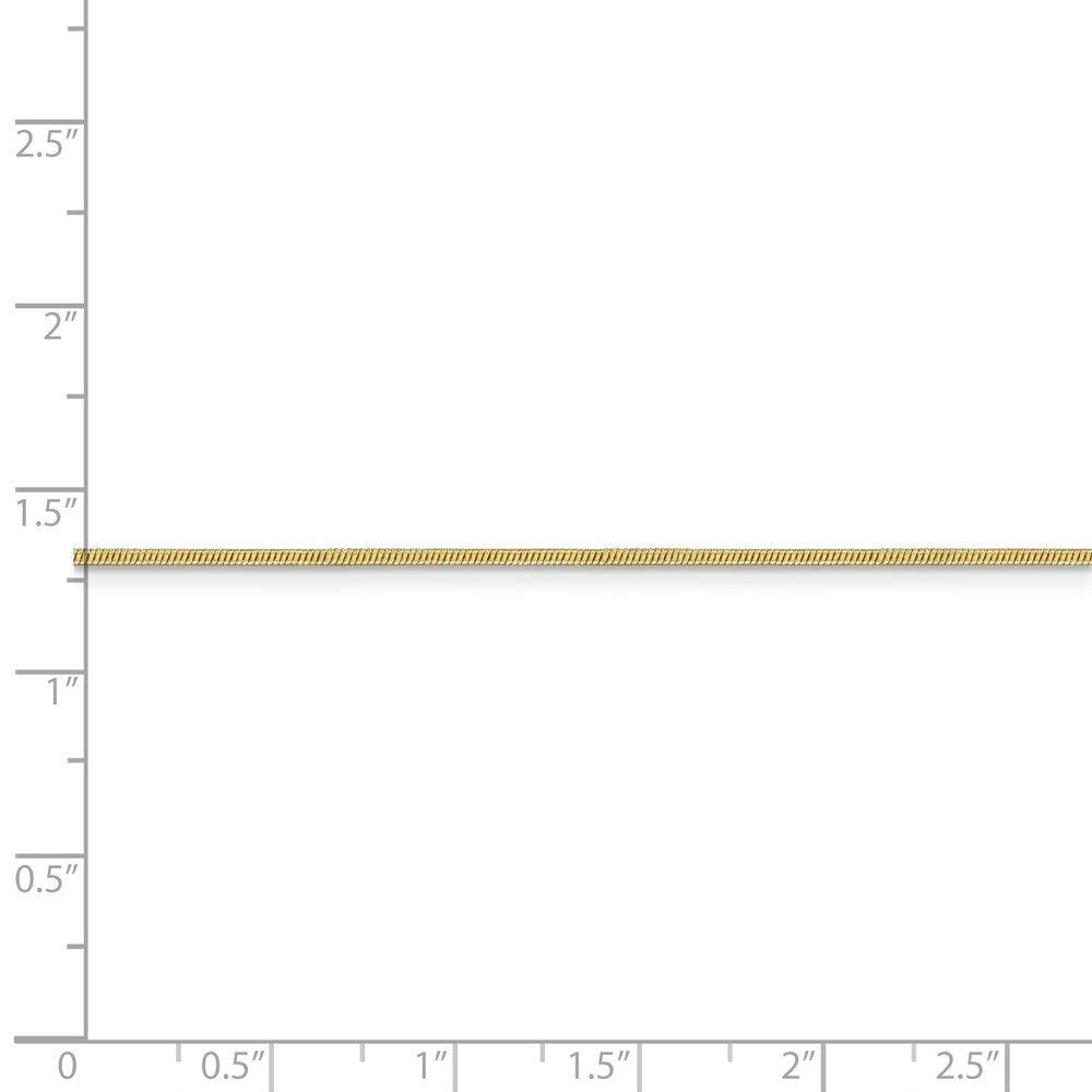 10k 1.1mm Round Snake Chain