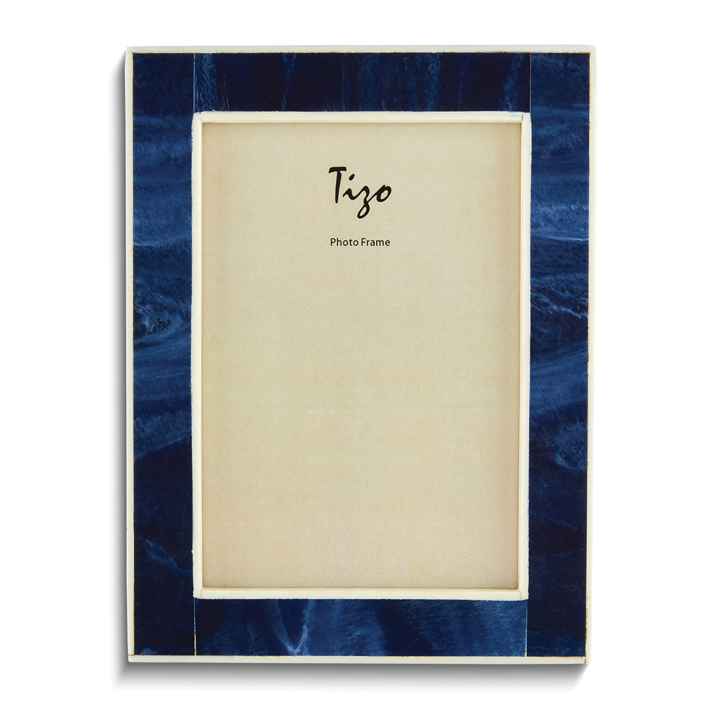 Blue Resin 4x6 Photo Frame