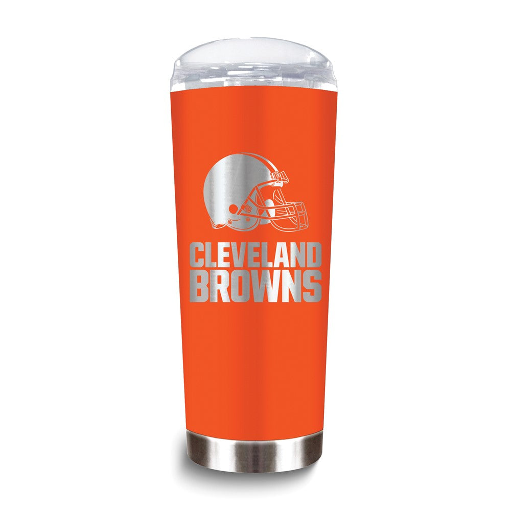 NFL Cleveland Browns Stainless Steel 18 oz. Roadie Tumbler with Lid
