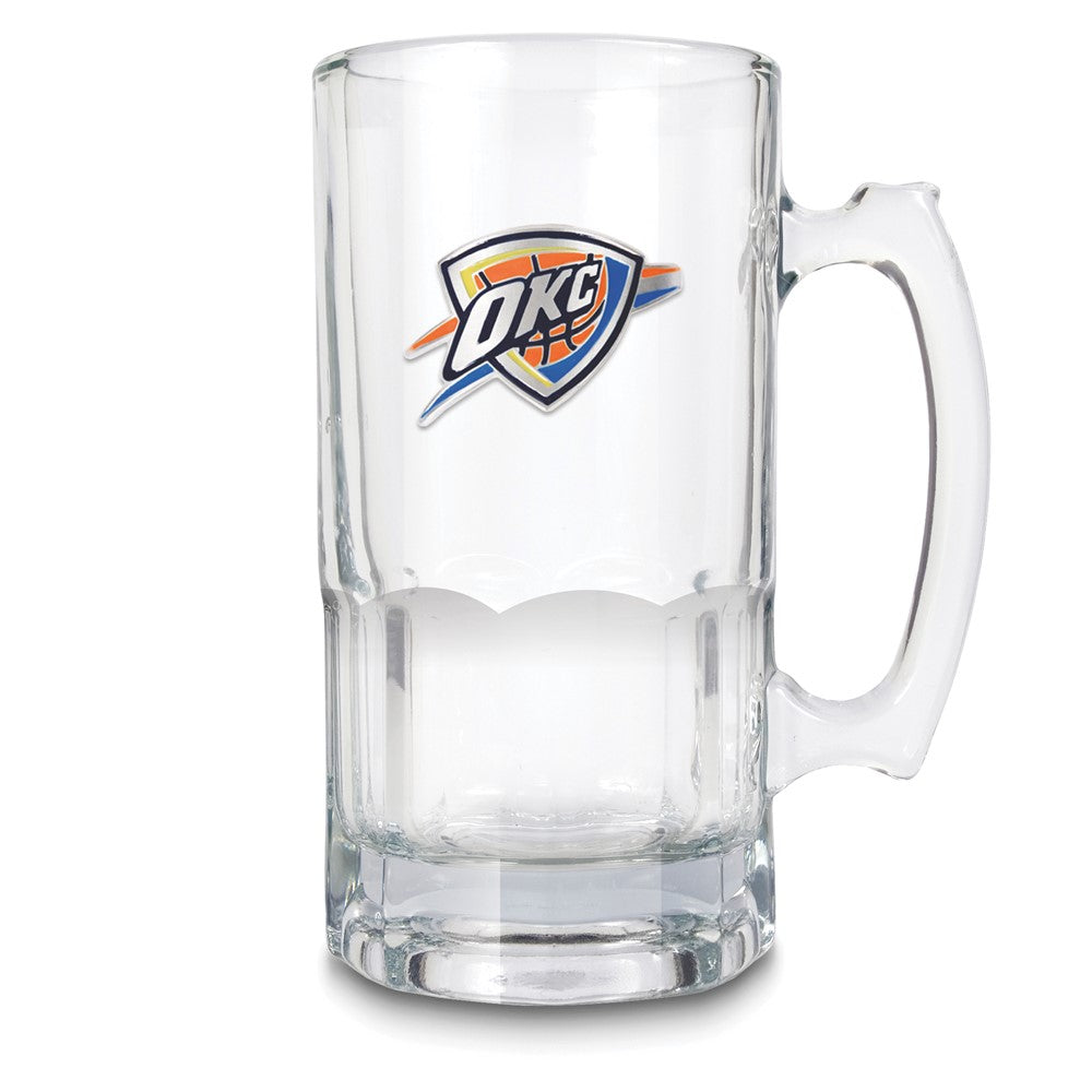 NBA Oklahoma City Thunder Glass 32 ounce Macho Mug