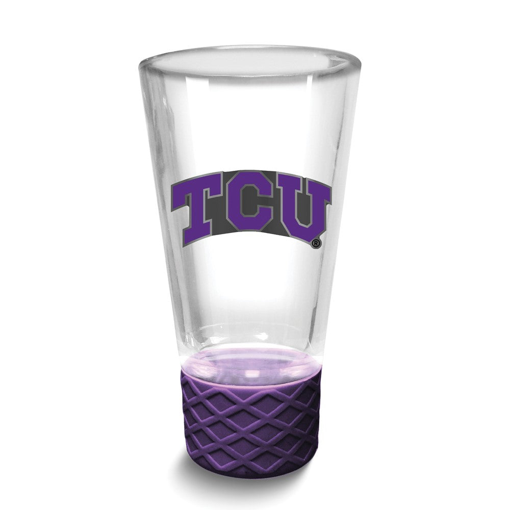 Collegiate Texas Christian University Collectors 4 oz. Shot Glass with Silicone Base