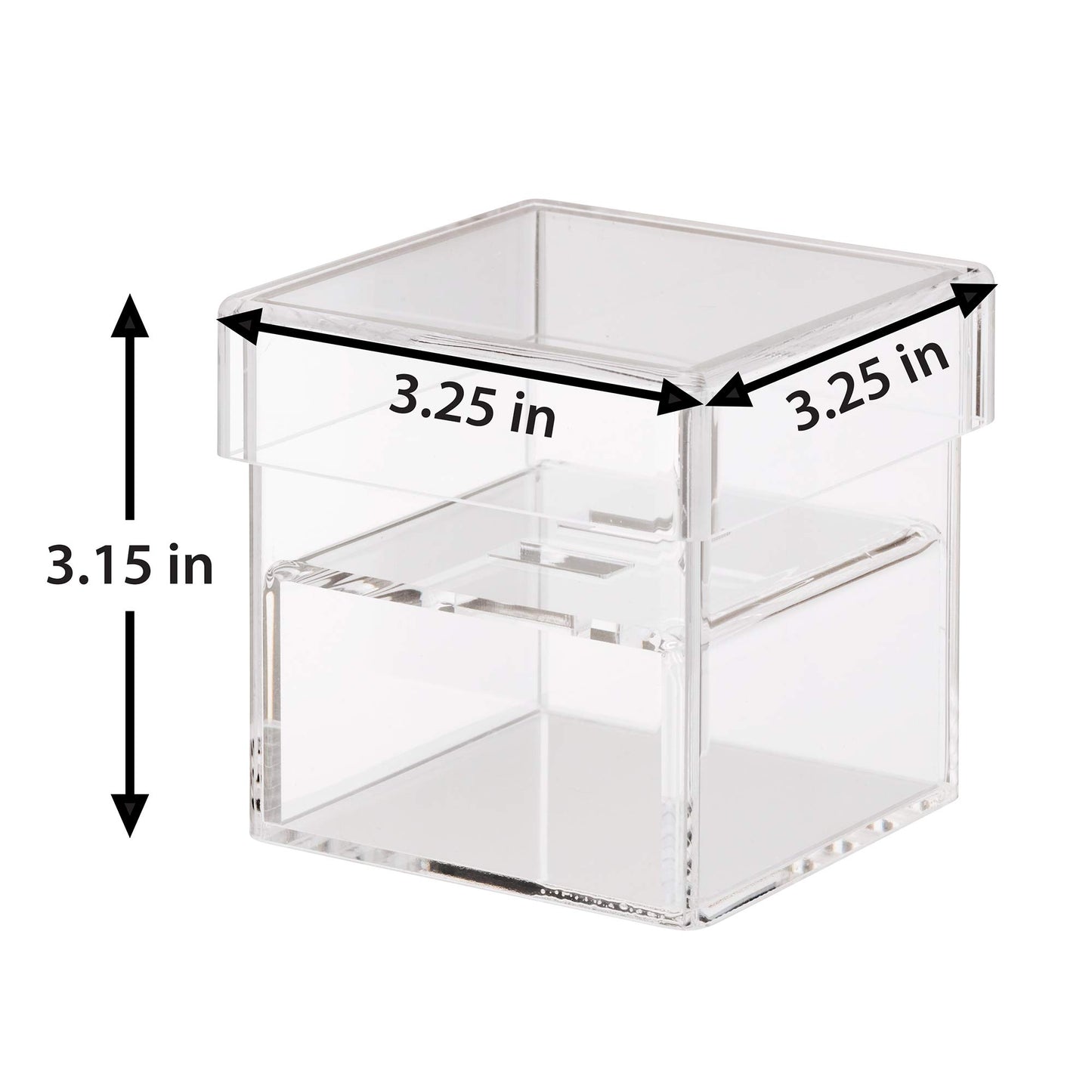 Lillian Rose Clear Acrylic Ring Box Ring Pillow Alternative