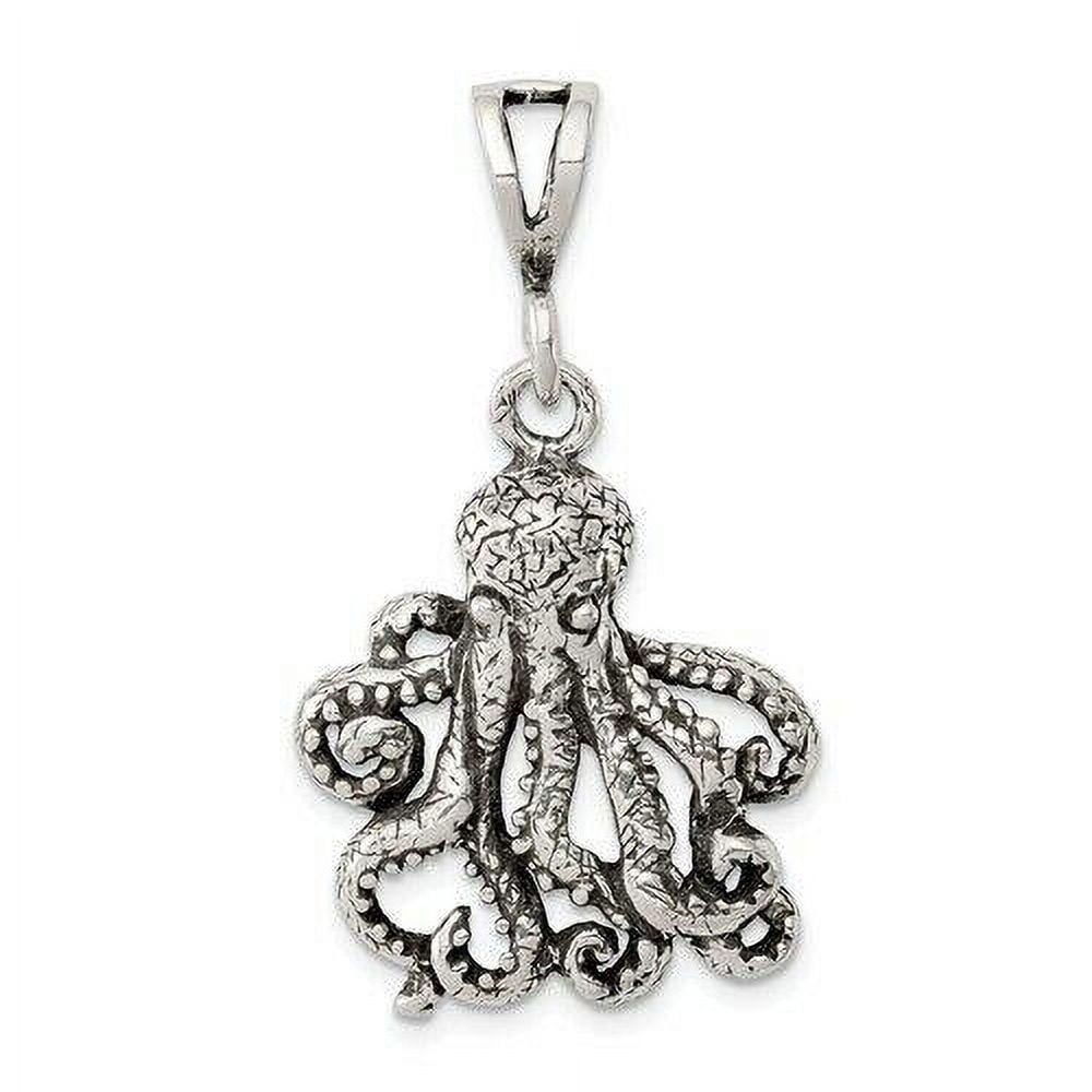 Sterling Silver Reflections Enameled Octopus Bead