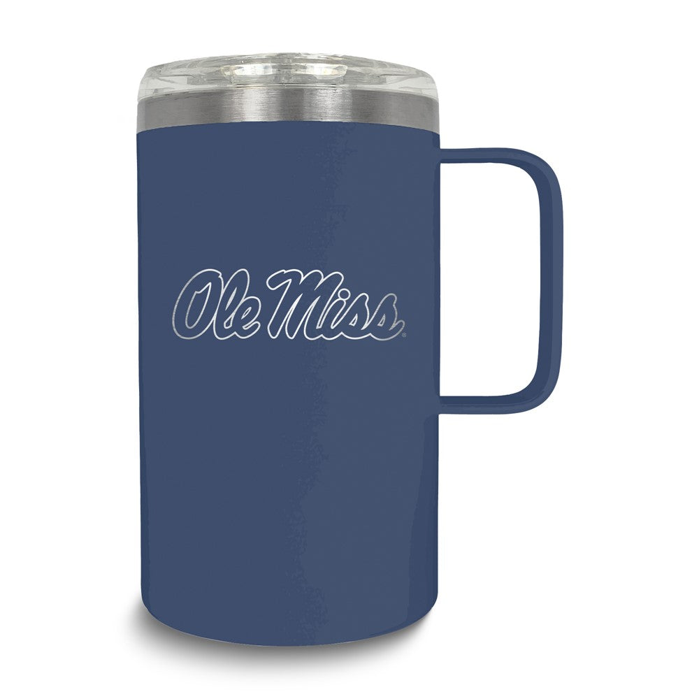 Collegiate University of Mississippi Stainless Steel 18 oz. Hustle Mug with Lid