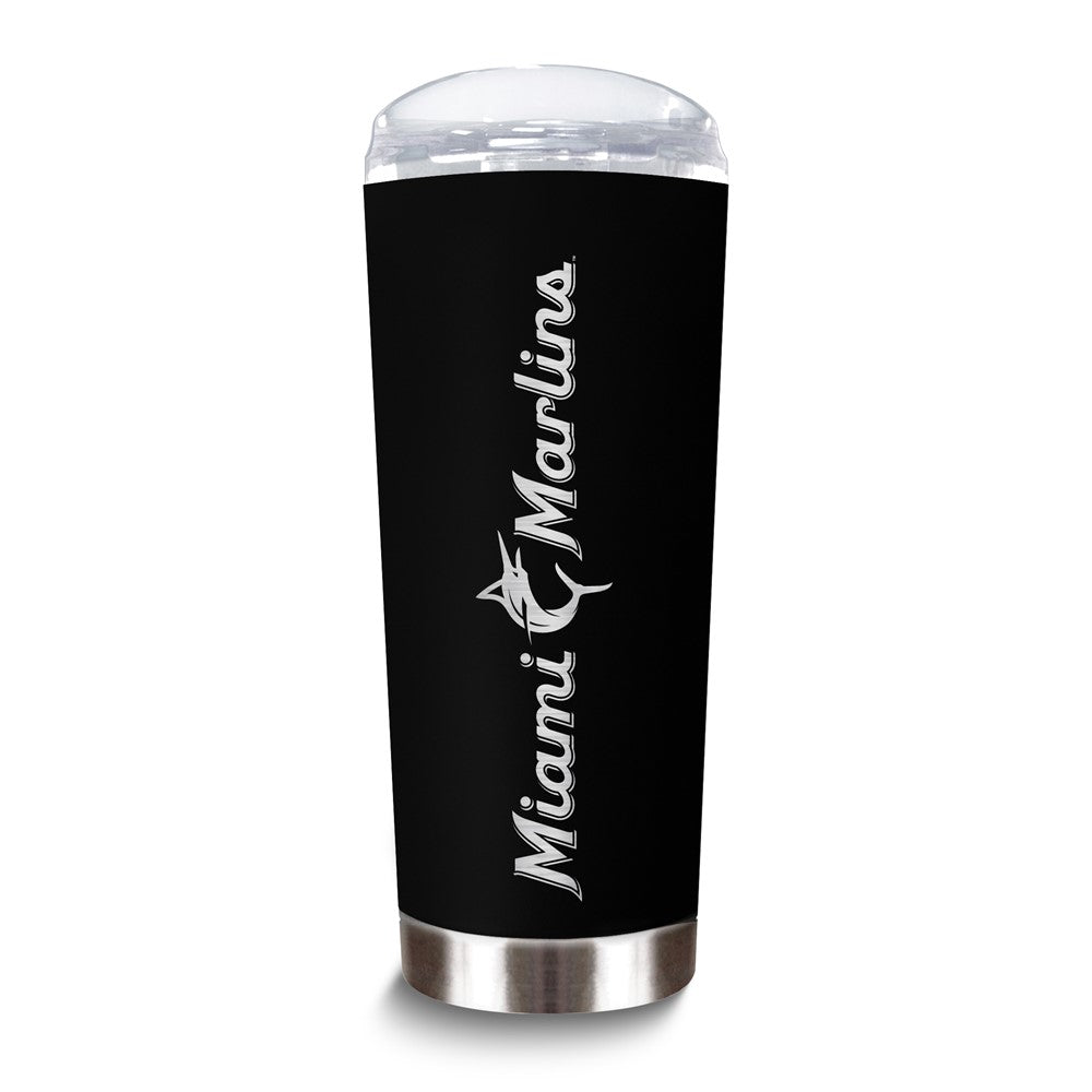MLB Miami Marlins Stainless Steel 18 oz. Roadie Tumbler with Lid