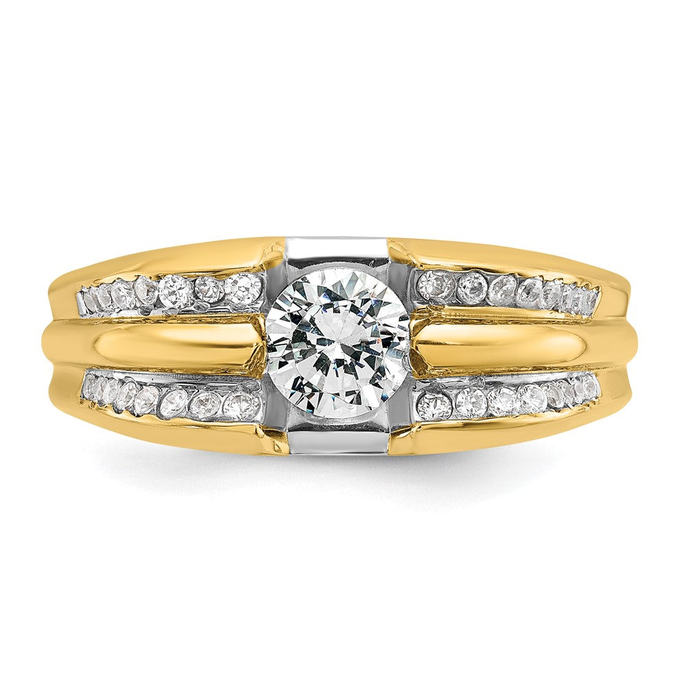 14k IBGoodman Men's Polished Ring Mounting