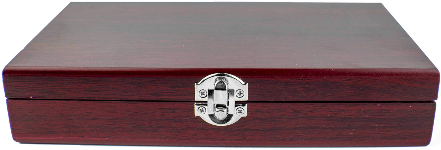 Rectangle Wooden Wine Bottle Accessory (5-piece) Gift Set