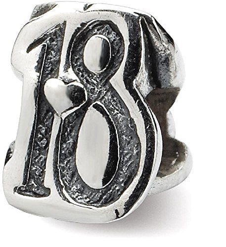 Sterling silver Reflections Sweet 18 Bead
